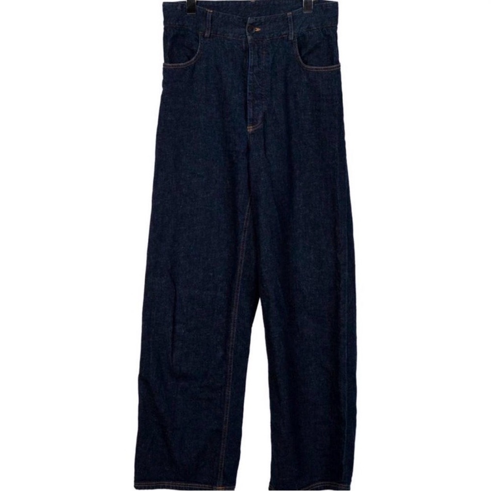Baserange wide leg button fly jeans